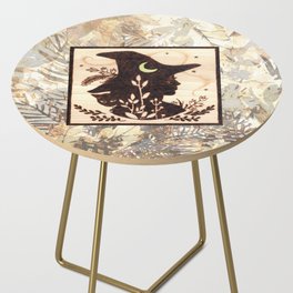 Harvest Witch Woodburn Side Table