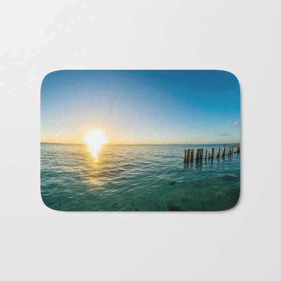Belize Sunset Bath Mat