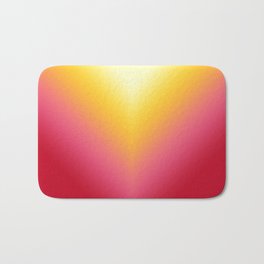 Fruity Rum Punch Pink Bath Mat | Pop Art, Digital, Yellow, Glow, Punchpink, Phones, Fantasy, Strawberry, Pattern, Modern 