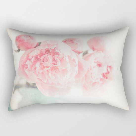Spring Peony Rectangular Pillow