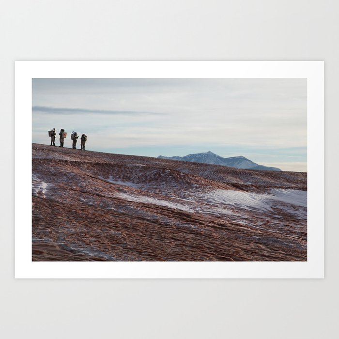 Mars Mission Art Print