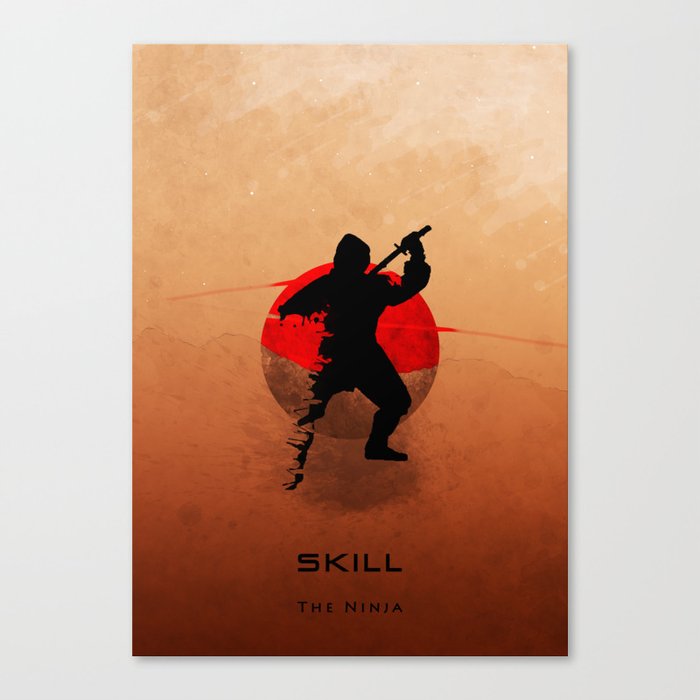 The Ninja Canvas Print