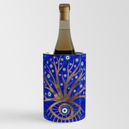 Greek Eye Tree - Mati Mataki - on lapis lazuli Wine Chiller