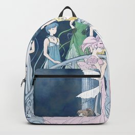 Pretty Guardian Sailor Moon Backpack | Moon, Sailor, Transformation, Serena, Manga, Bishoujo Senshi, Usagi, Painting, Bunny, Sailormoon 