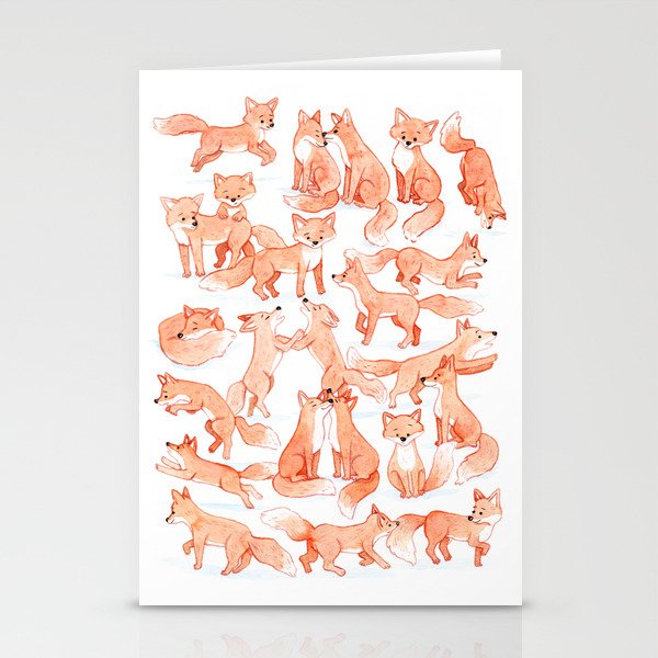 Fox Cubs Stationery Cards
