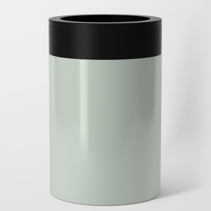 Light Gray-Green Solid Color Pantone Dewkist 13-0107 TCX Shades of Green Hues Can Cooler