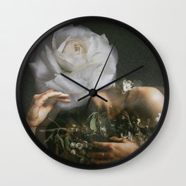 Rosy Disposition Wall Clock