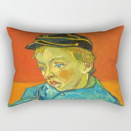 Vincent van Gogh "The Schoolboy (Camille Roulin)" Rectangular Pillow