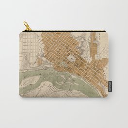 Vintage Map of Richmond VA (1864) Carry-All Pouch