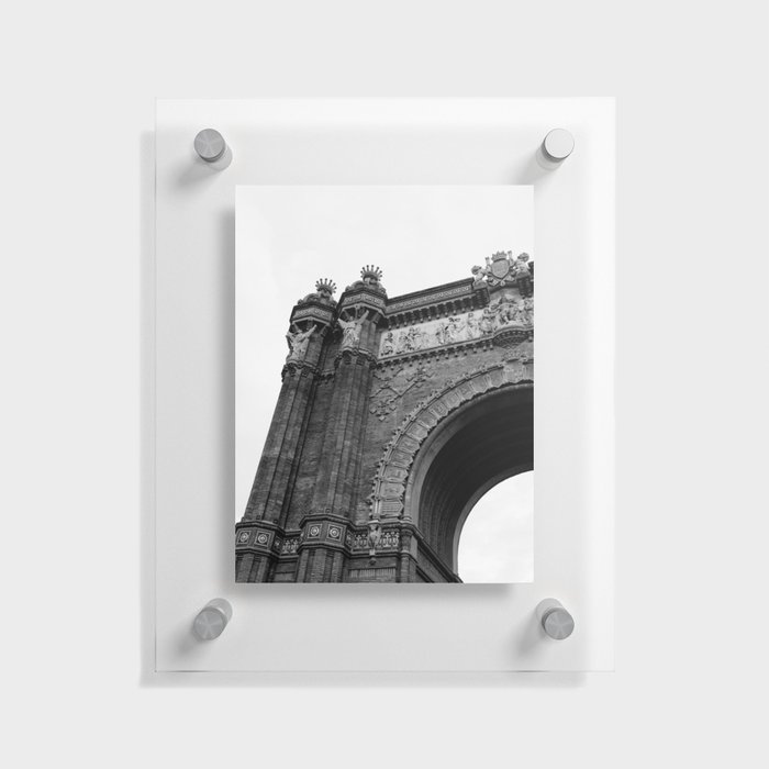 Arc de Triomf de Barcelona Floating Acrylic Print