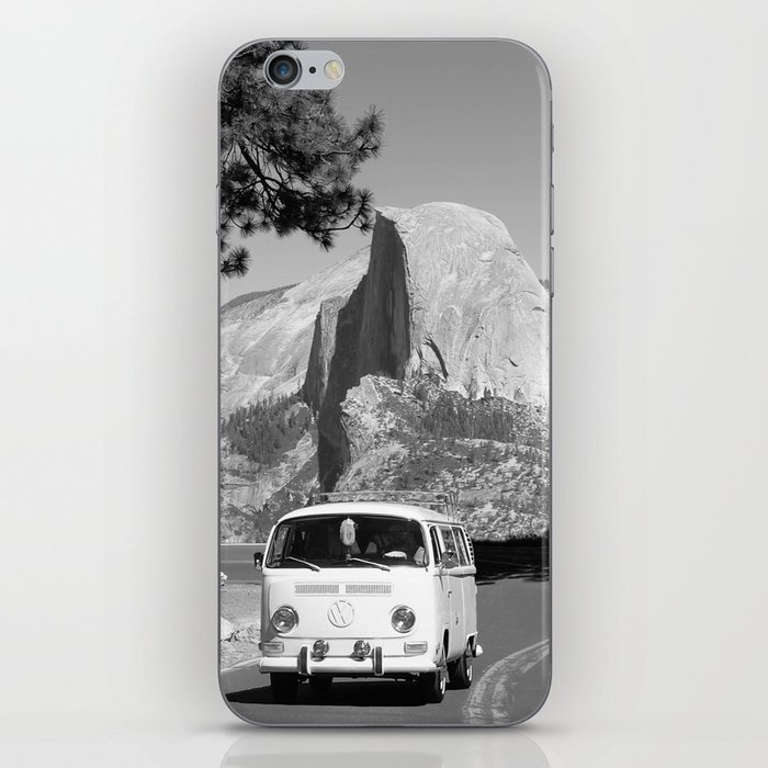 Yosemite Vanlife (Black & White) Series iPhone Skin