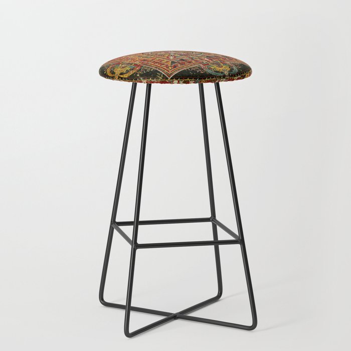 Tantric Buddhist Mandala Vairochana Sarvavid Bar Stool