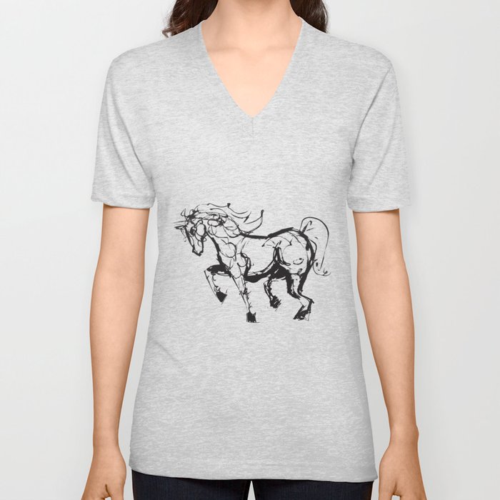 horse V Neck T Shirt