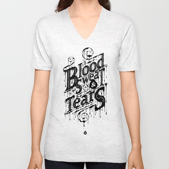 Blood, Sweat, & Tears Unisex V-Neck