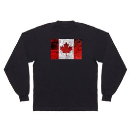 circuit board Canada (Flag) Long Sleeve T Shirt