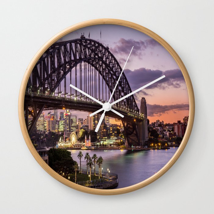 Harbour Bridge, Sydney Australia Wall Clock