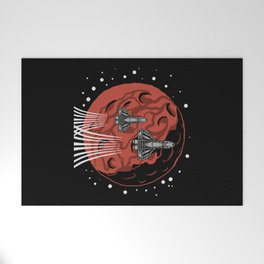 Mars Spaceship Welcome Mat