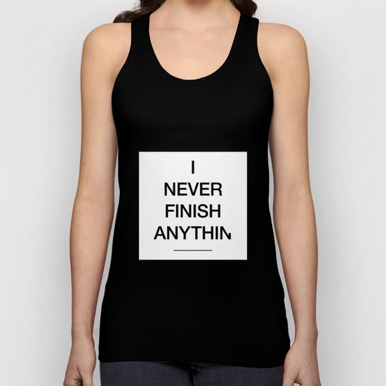 Never Unisex Tank Top