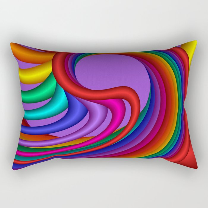 fluid -81- Rectangular Pillow