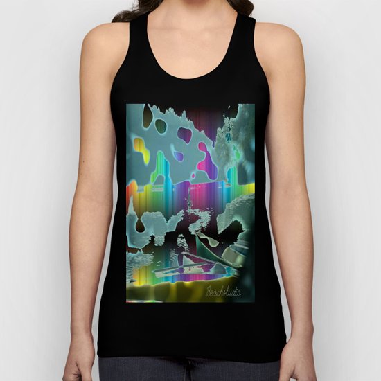 Rainbow Sail Unisex Tank Top