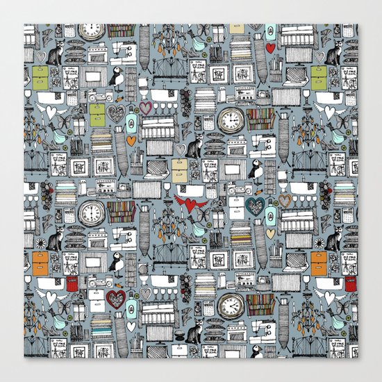 love and stuff Canvas Print