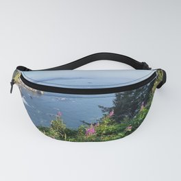 Otter Rock, Oregon from Cape Foulweather Vantage Point Fanny Pack
