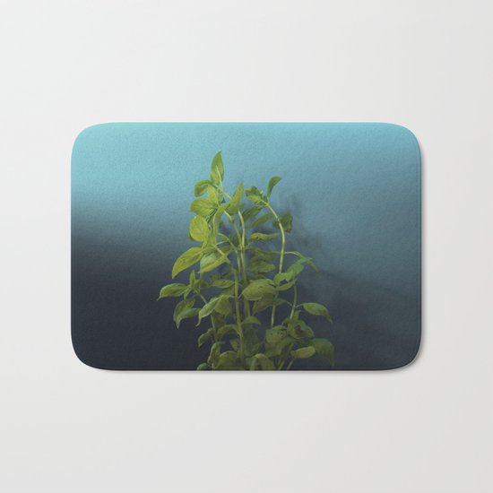 Shy and charming basil Bath Mat