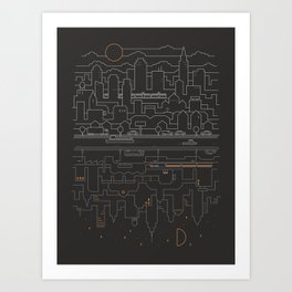 City 24 Art Print