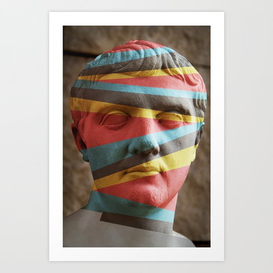 Defaced Art Print