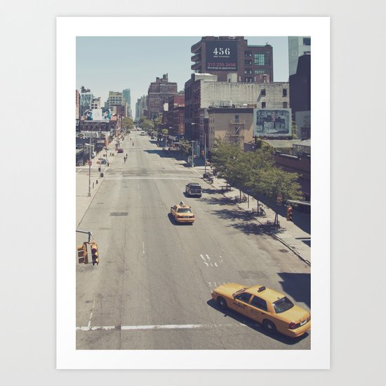 taxi... Art Print