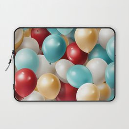 Red blue balloons #10 Laptop Sleeve