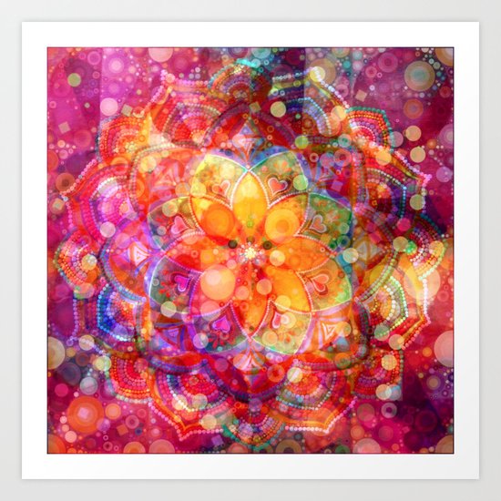 Dreaming Lotus Art Print