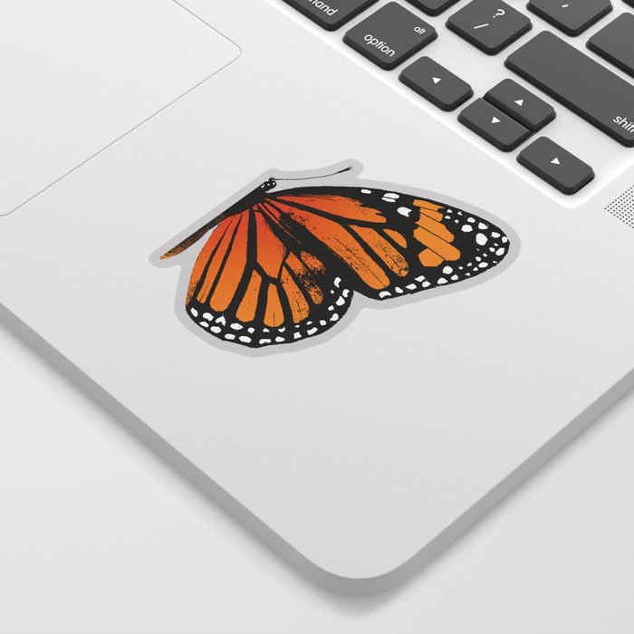 Monarch Butterfly | Right Butterfly Wing | Vintage Butterflies | Sticker