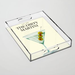 Dirty-Martini Acrylic Tray