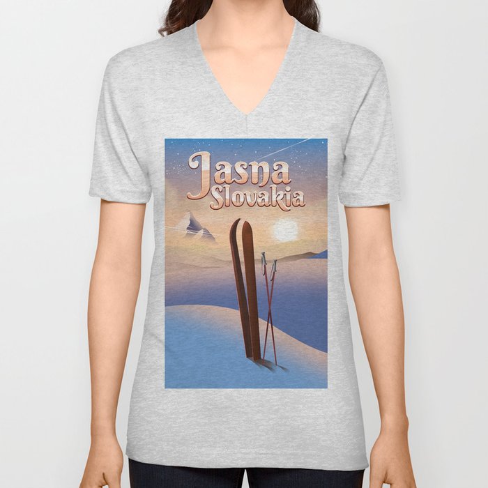 Jasna, Slovakia V Neck T Shirt