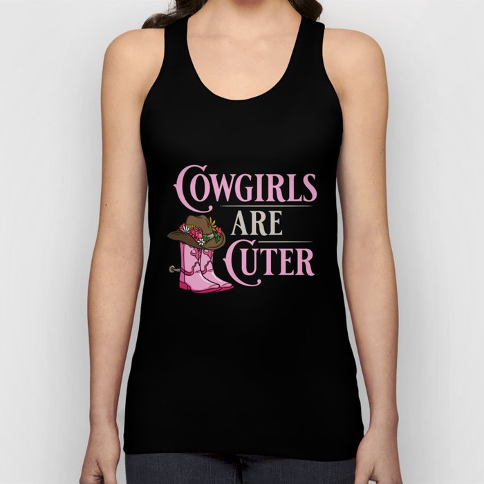 Cowgirl Boots Quotes Party Horse Tank Top