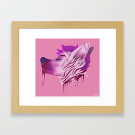 sassy hyena Framed Art Print