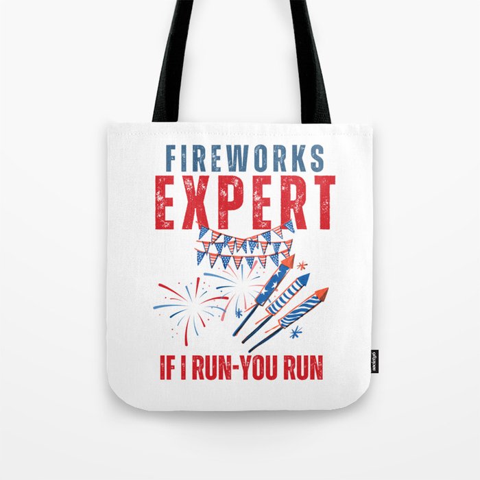Fireworks expert Tote Bag