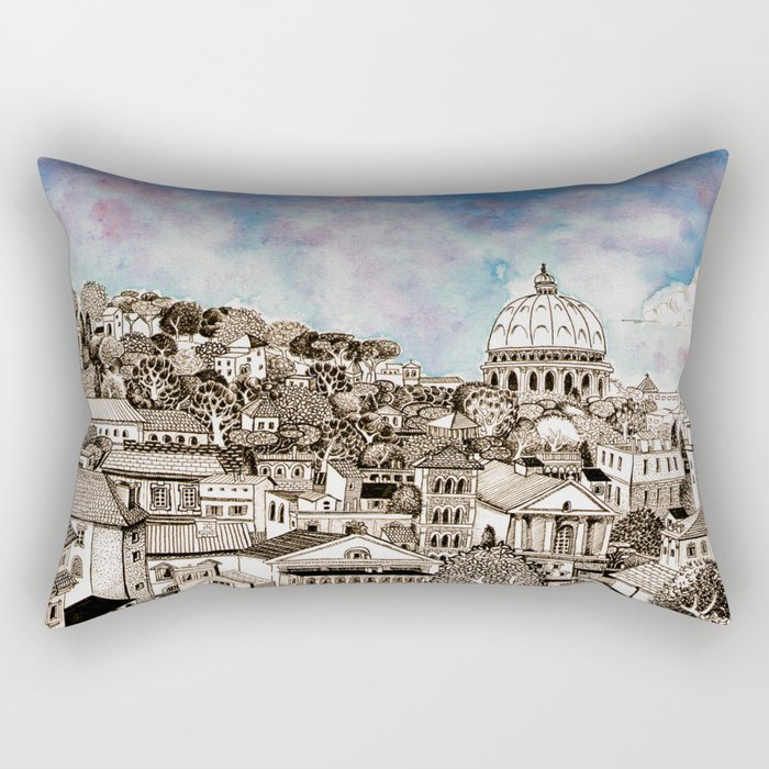 Rome, Aventino Rectangular Pillow