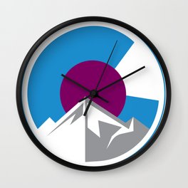 Colorado Crest Wall Clock