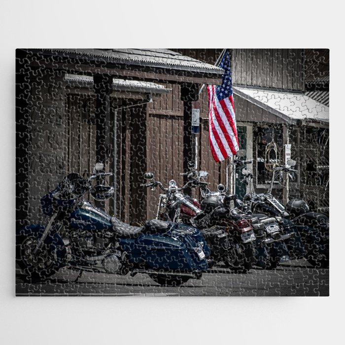 Red's All-American Biker Bar Jigsaw Puzzle