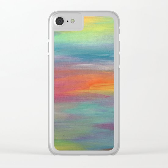 Opal Landscape Clear iPhone Case