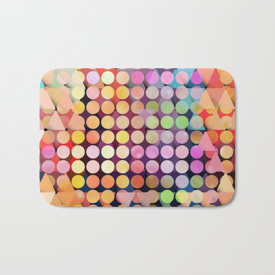 Geometric Party Bath Mat