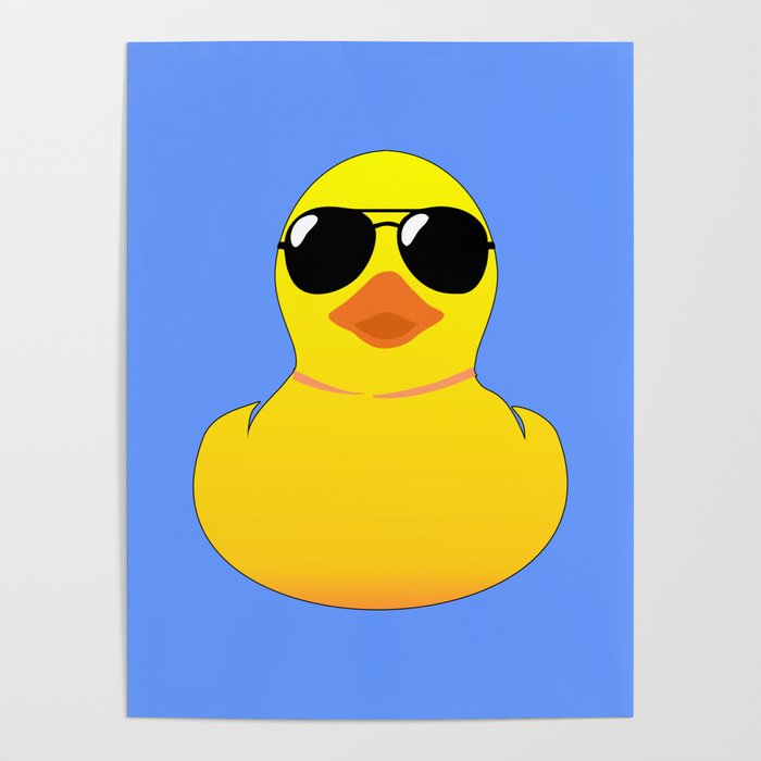 Cool Rubber Duck Poster