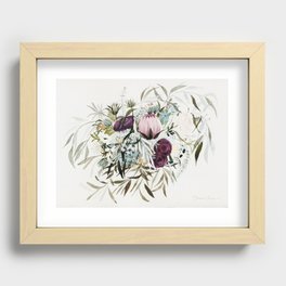 Rustic and Free Bouquet Recessed Framed Print