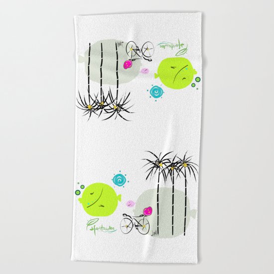 design 1 Beach Towel