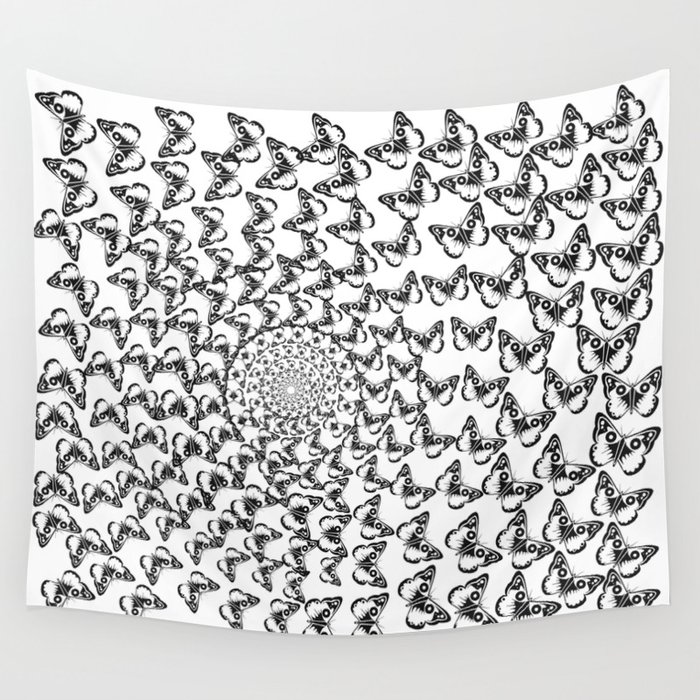 MC Escher Tribute x MJ Seires BN1 Wall Tapestry by Manuel Jaen