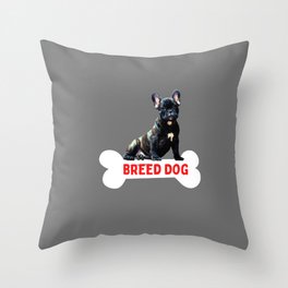 Breed Dog Throw Pillow