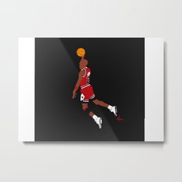 MJ 1 Metal Print | Jordan, Basketball, Michael, Painting, Digital 