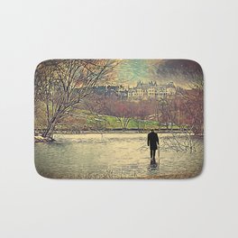 Being There Bath Mat | Walking On Water, Geek, 80S, Art, Painting, Hipster, 70S, There, Vintage, Being 
